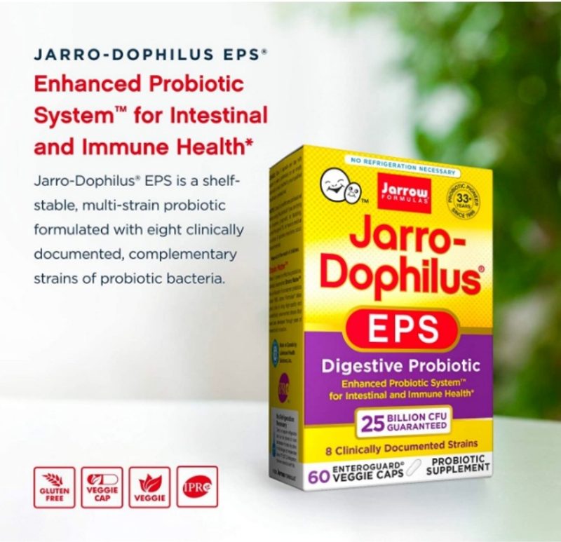 Jarrow-Dophilus EPS 25 Billion Nutri Info front