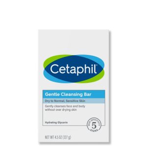 Gentle cleansing bar front